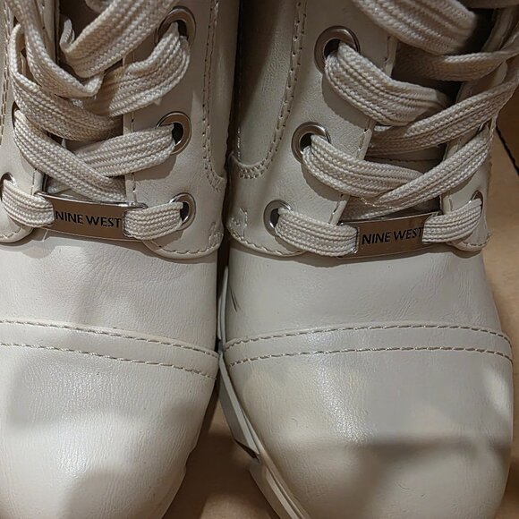 Nine West Cream Boots - Picture 3 of 4